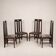 Charles Rennie Mackintosh Glasgow Style Ash Wood Ingram Low Chairs for Cass