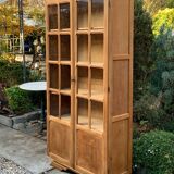 Art Deco Parisian glass-fronted wardrobe, demountable