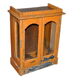 Ancien temple-vitrine à offrandes en teck