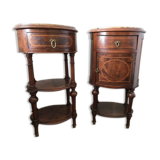 Lot de deux tables de chevet