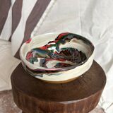 Painted terracotta bowl