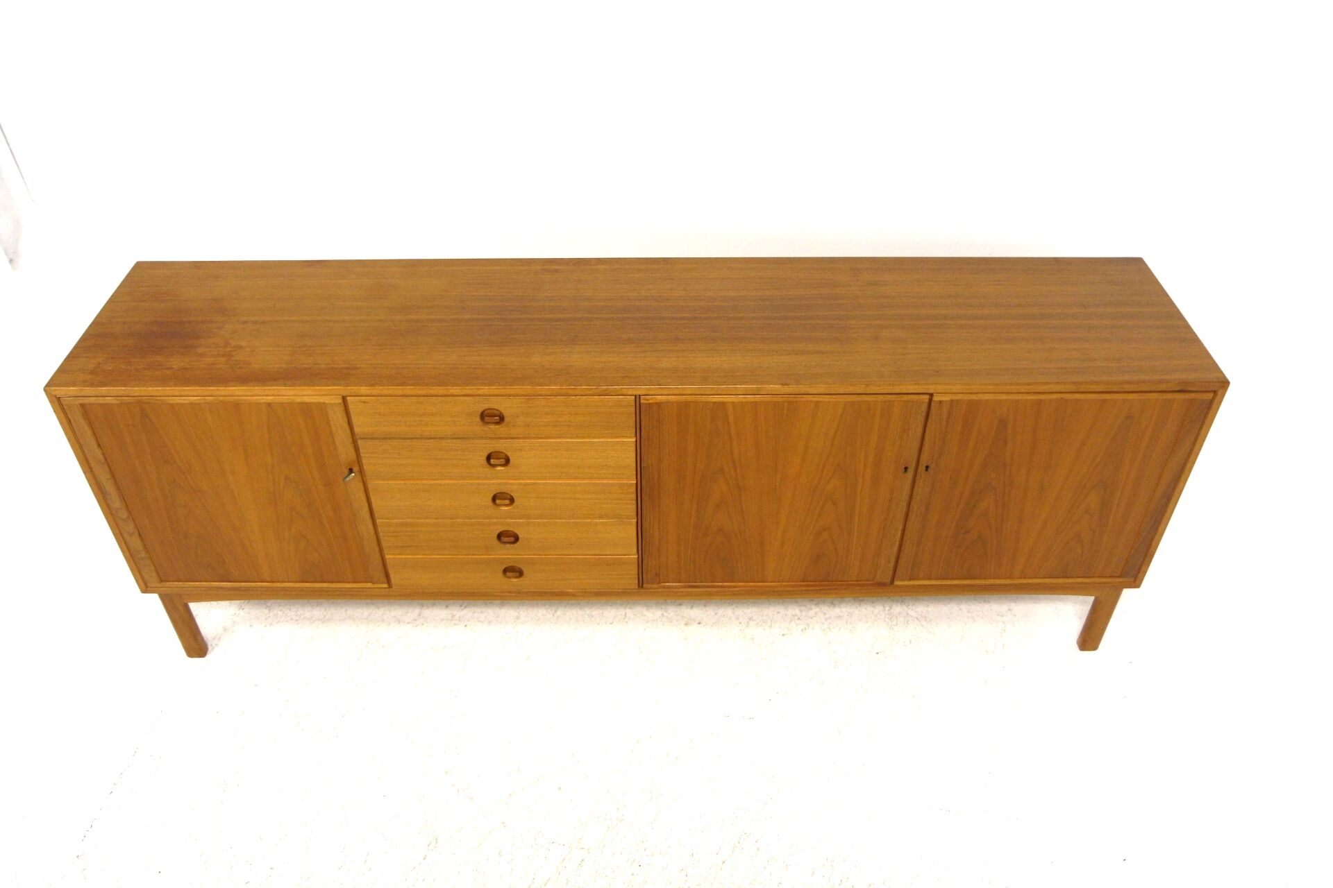 Scandinavian walnut sideboard, Skaraborgs Möbelindustri, Sweden, 1960