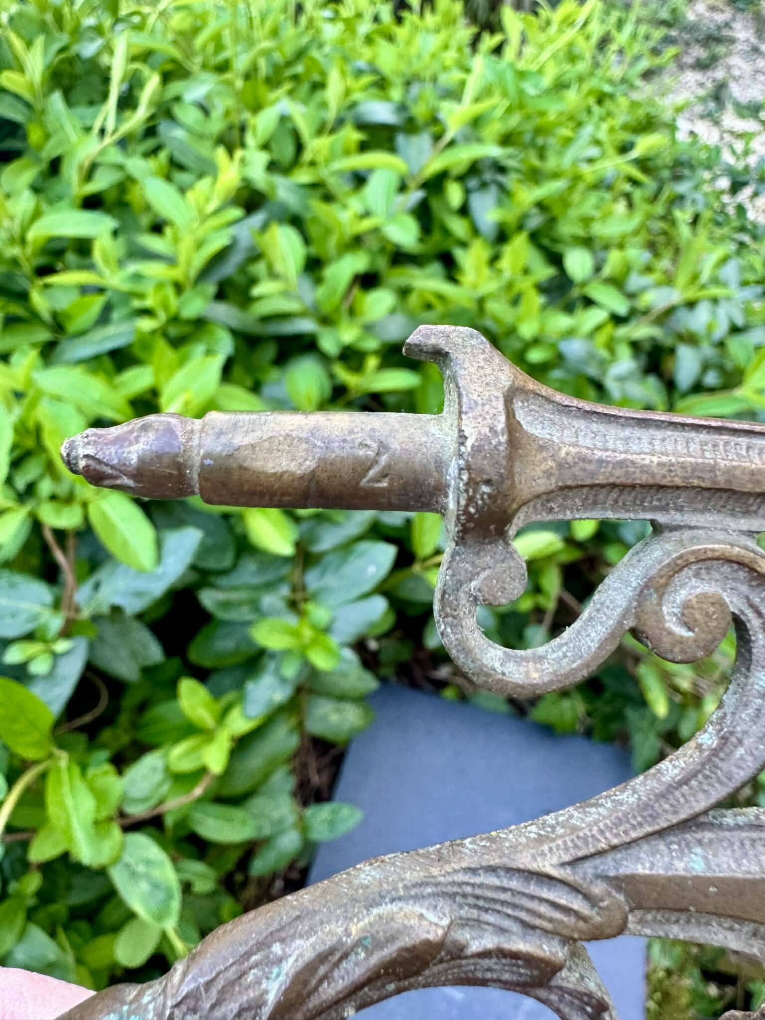 Applique murale en bronze chimère XIXe siècle époque Art Nouveau