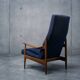 Fauteuil danois en teck massif - Vintage 1960