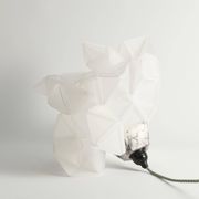 Labyrinth, Hazy, Artisan Table Lamp Light Sculpture, By Republiken