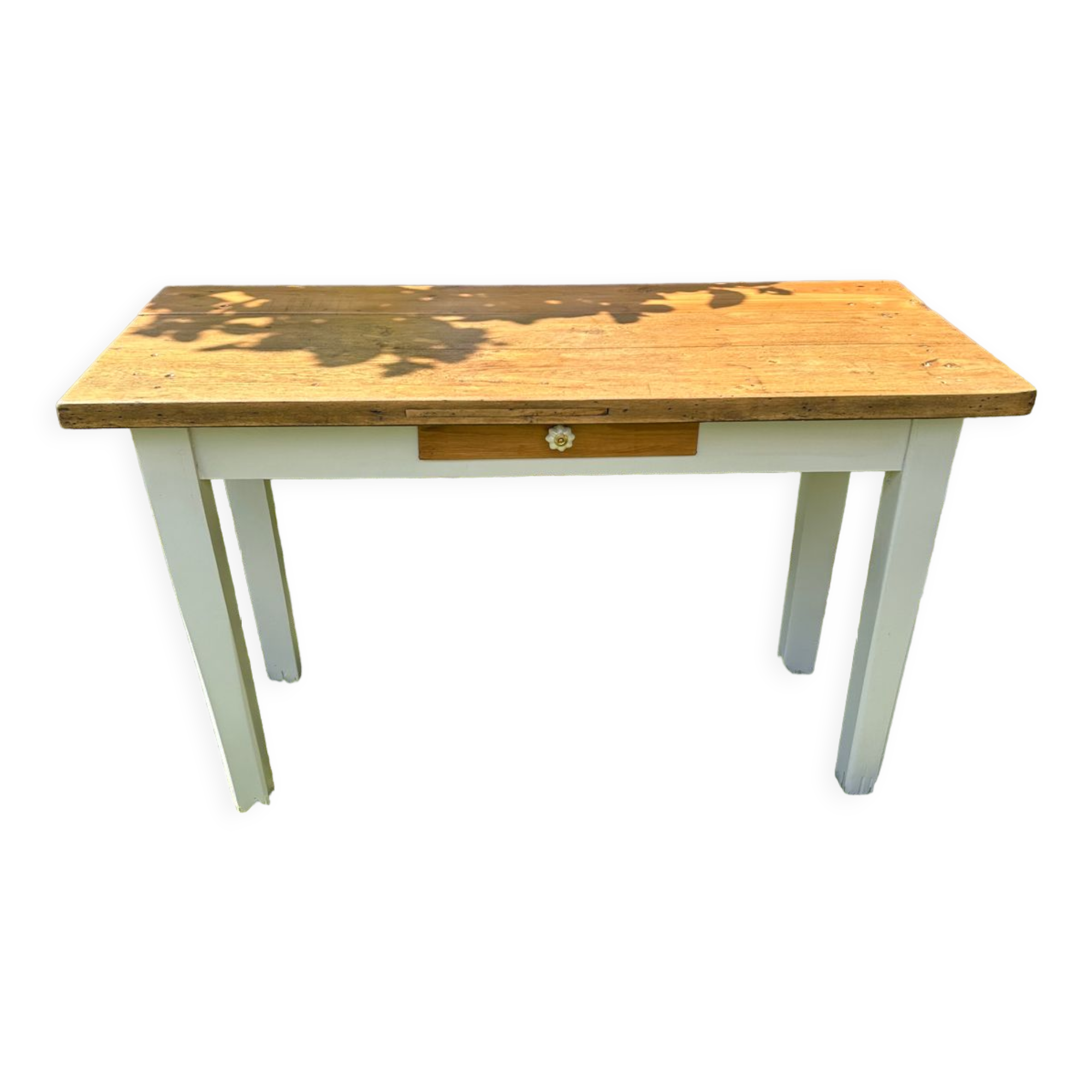 Oak farmhouse table 1 drawer