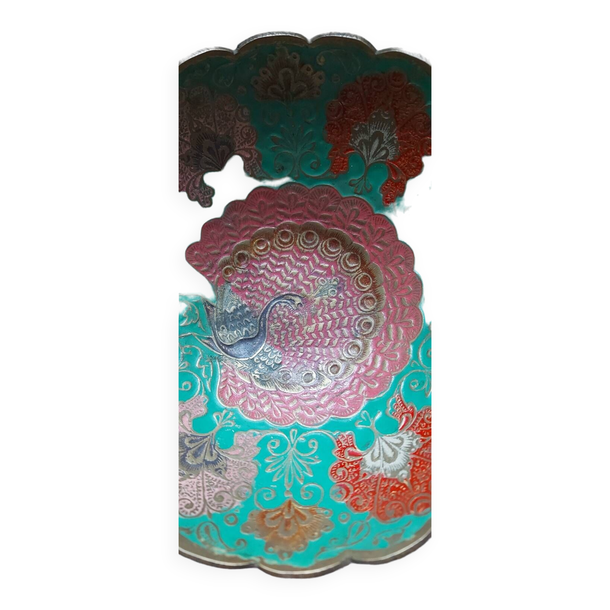 Indian enameled bowl