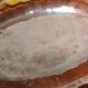 Old Dish In glazed gadrooned terracotta