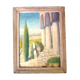 Painting on isorel  1940s