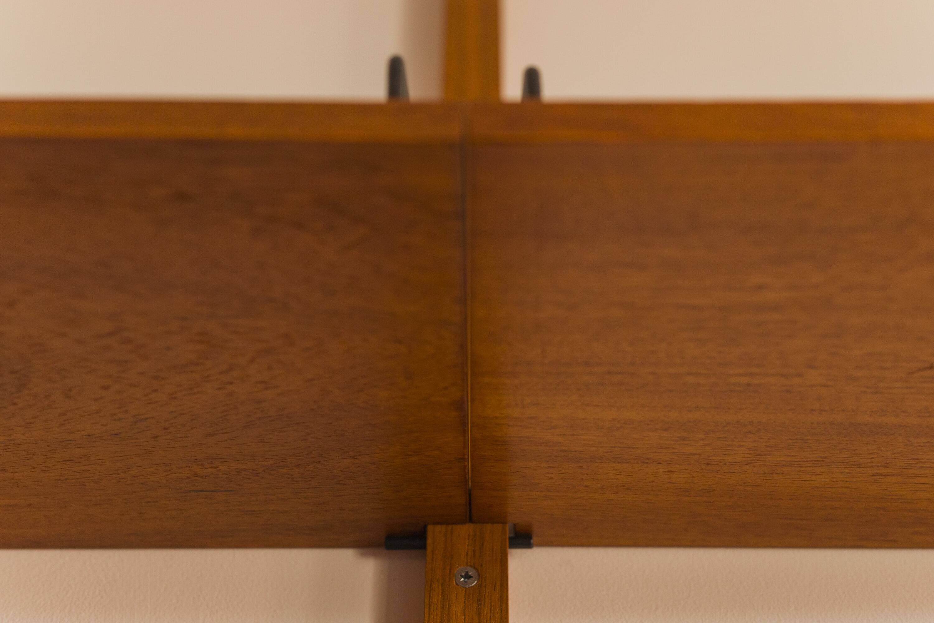 Modular Wall Shelving System by Poul Cadovius for Cado, 1960s