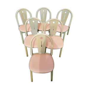 Série de 6 chaises Baumann bois