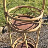Rattan bottle holder or bottle basket