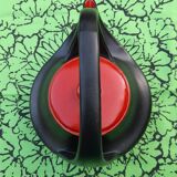 Ceramic teapot 2 shades black & red, original design
