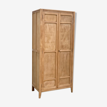 Armoire parisienne bois brut 1950