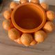 Ceramic cache-pot oranges from Sicily with oranges.