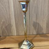 Pair of brass candlesticks