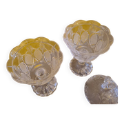 Crystal Bonbonnières From Royal Crystal Rock Italy, from the  1980s