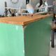 Meuble de métier en bois vintage