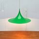 Semi-model tulip pendant lamp green space Danish mid-century by Claus Bondrup and Torsten Thorup for Fog & Mørup, 1960s, set of 2