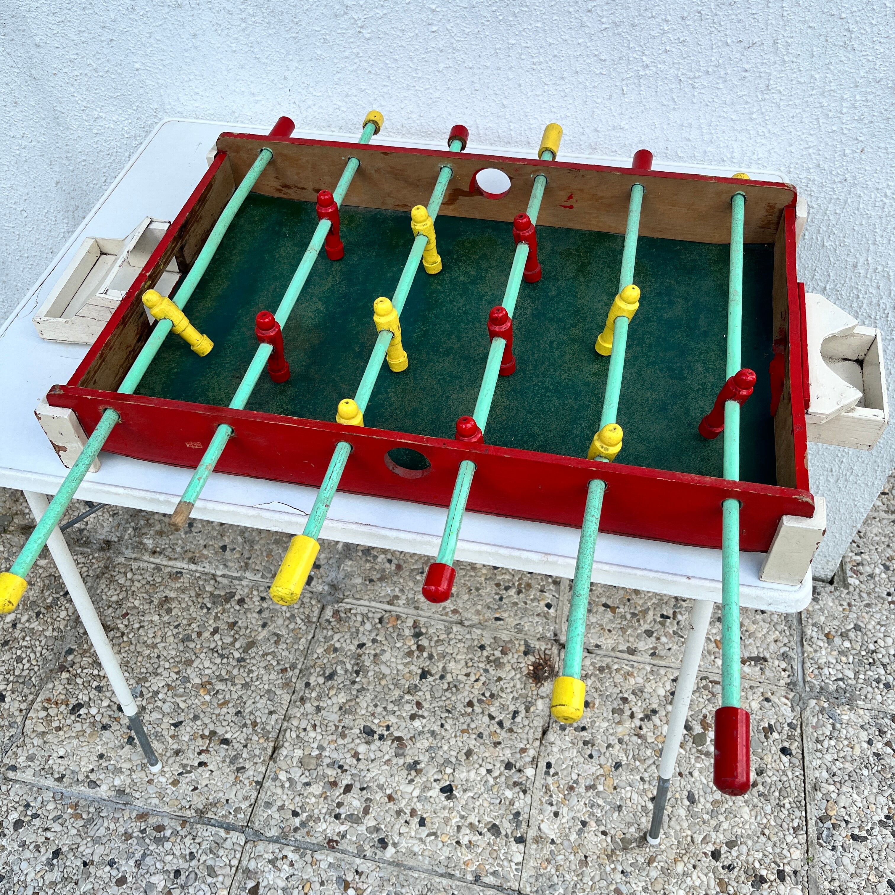 Table wood table football