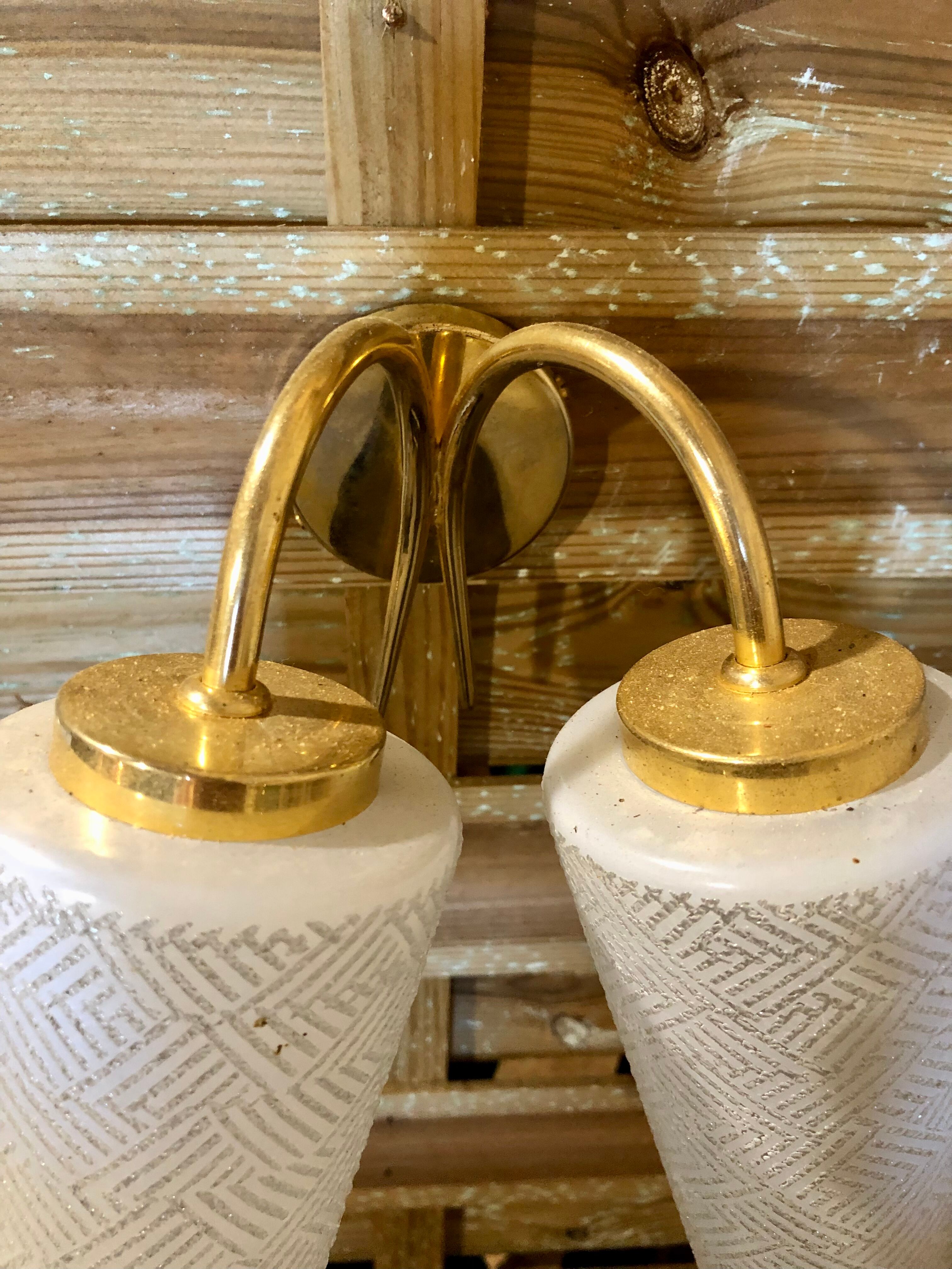 Vintage double wall lamp