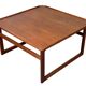 Table basse en teck des années 60-70 Kubus par Jalk Vodder Andersen pour Dyrlund Danemark