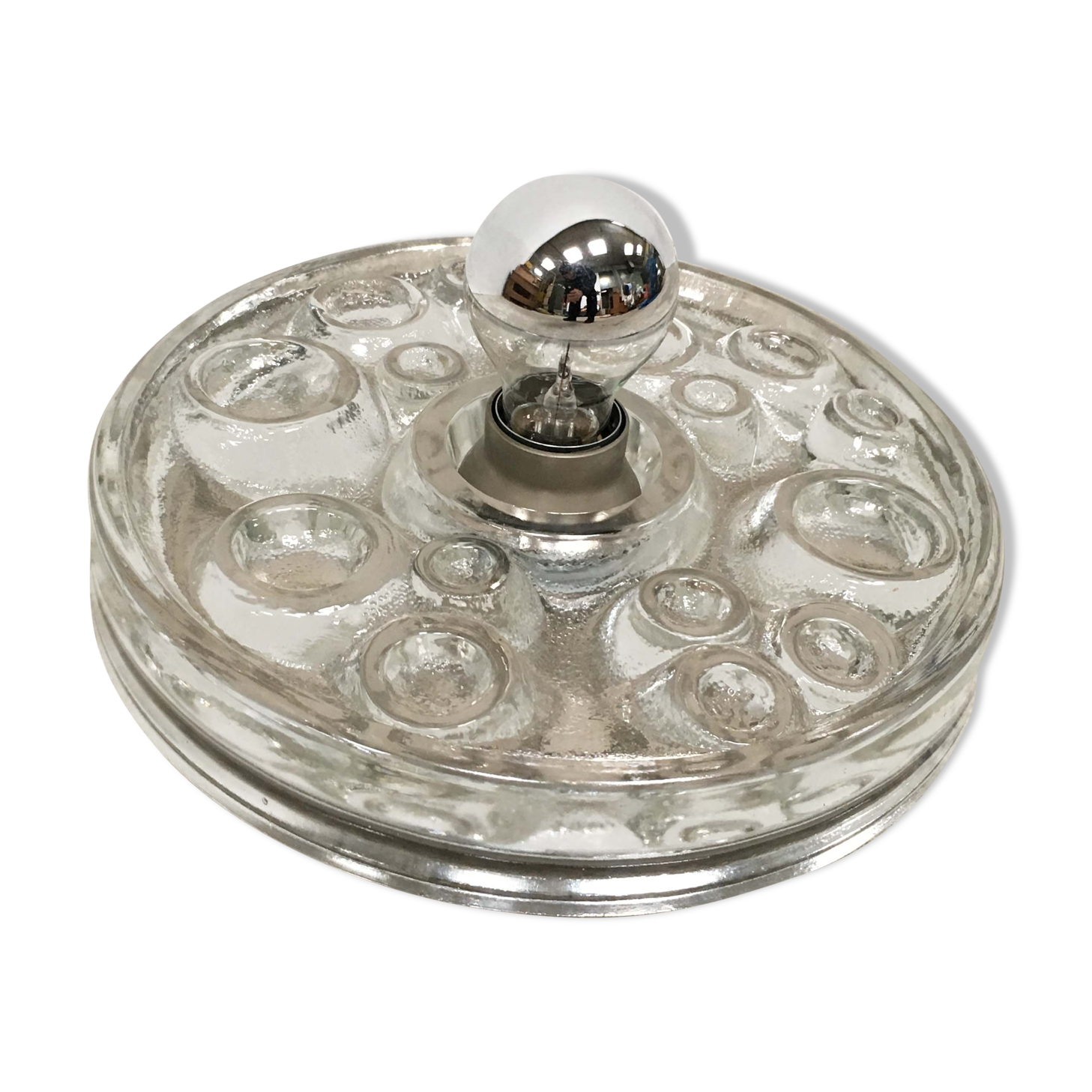 60s/70s glass applique