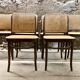 Suite de 6 chaises par Josef Hoffmann pour Thonet années 60