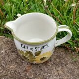 Vintage ceramic flower pitcher - Spring Water -