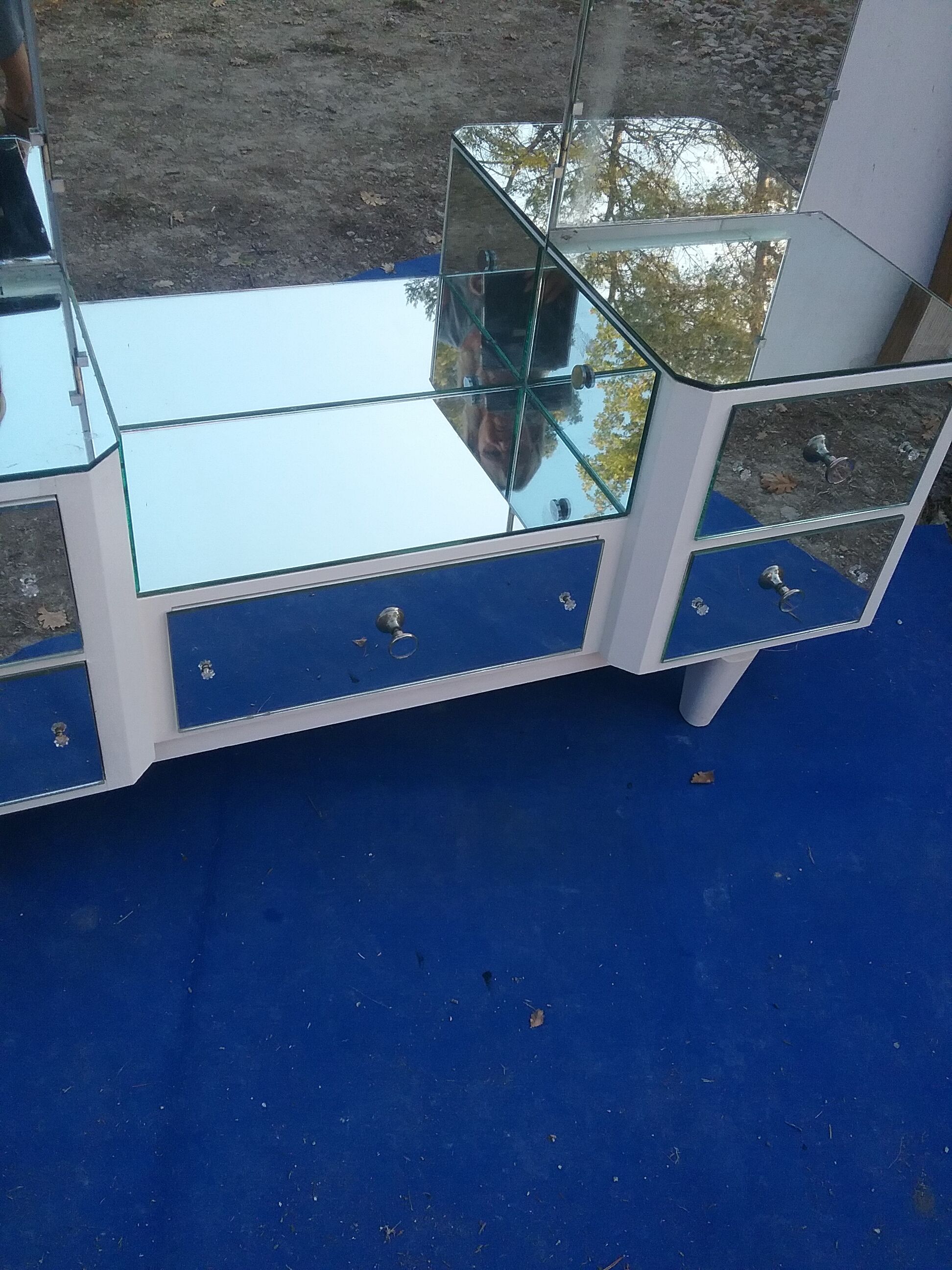 Vintage dressing table chest of drawers