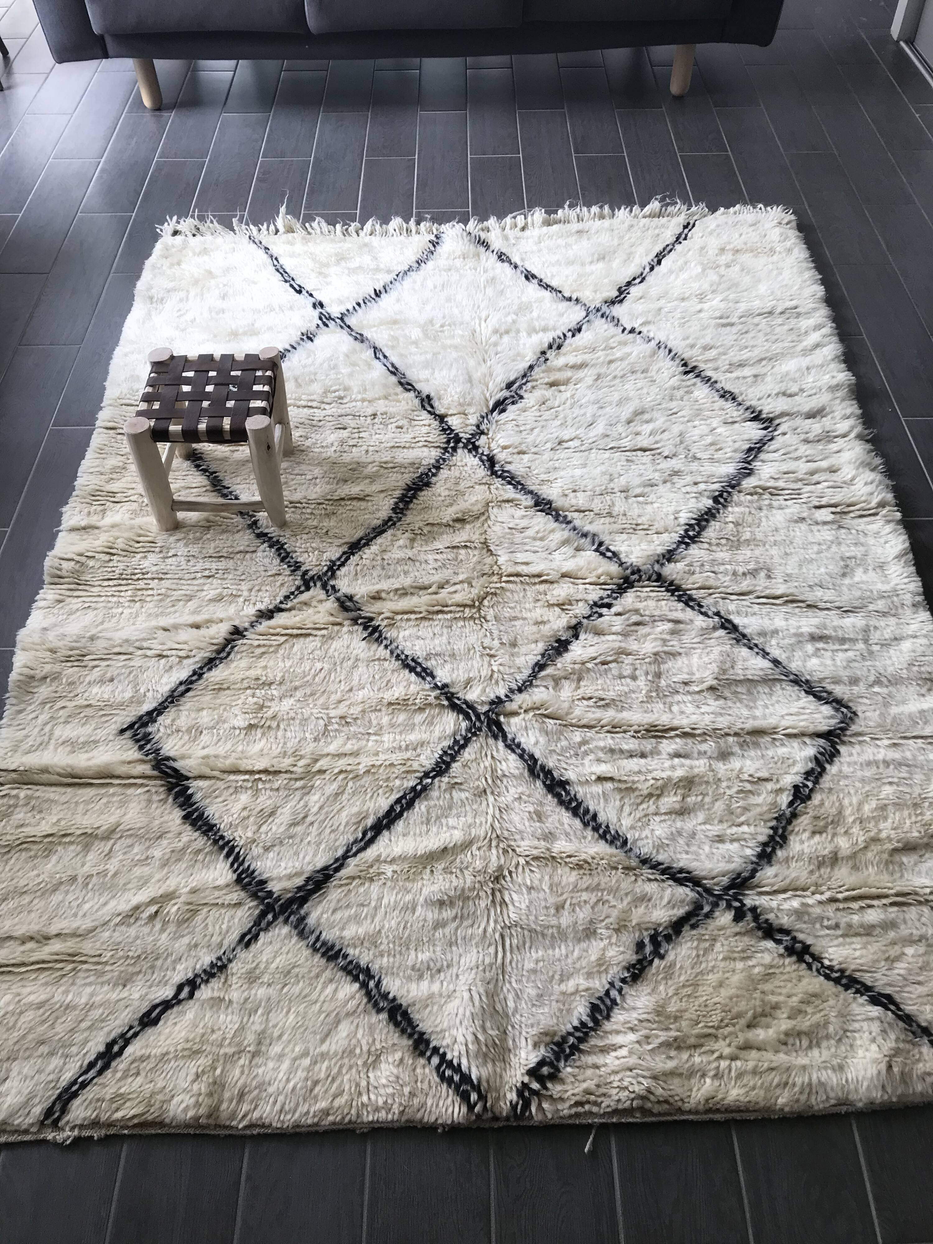 Tapis béni ouarain 215x160cm
