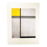Limited edition lithograph by Piet Mondrian from the 1970s, pencil numbered.