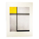 Limited edition lithograph by Piet Mondrian from the 1970s, pencil numbered.