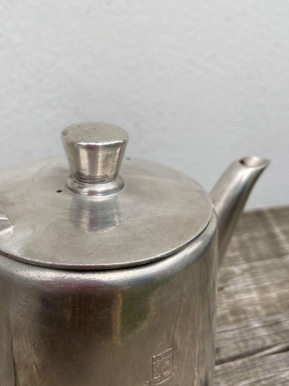 Christofle teapot in silver metal hotel 1930