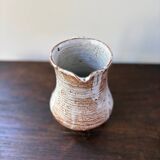 Chantal and Thierry Blanc ceramic pitcher, vintage 70s