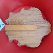 Venetian oval mirror with its flowers. To put or hang. Years 50.