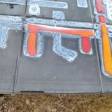 Ceramic iron coffee table ADRI Vallauris