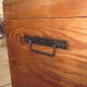 Old solid wooden chest