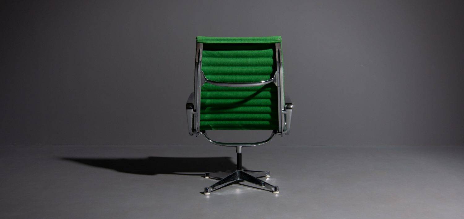 Eames armchair model EA 116 Green