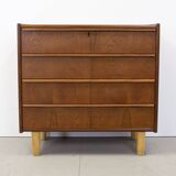Danish Teak Chest of Drawers by Hanbjerg, 1960s