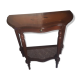 Old half-moon console