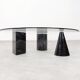 Table basse en marbre italien vintage