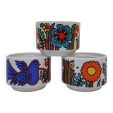 Three egg cups Villeroy & Boch, Acapulco