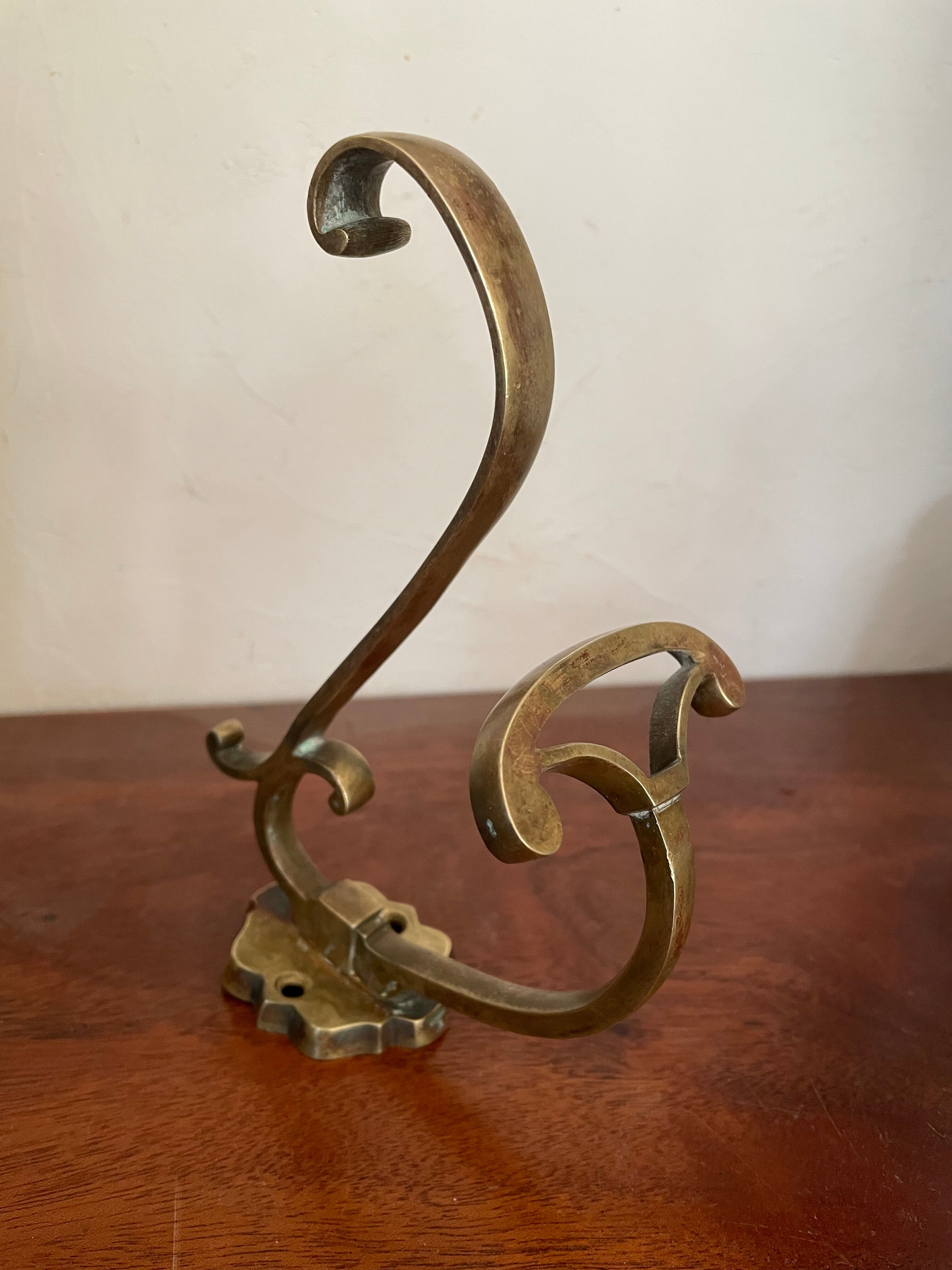 Bronze hook circa 1900
