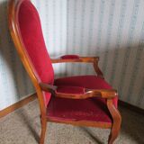 Voltaire armchair in cherry tree