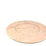 Pink marble centerpiece / tray, up&up italy, 1970s