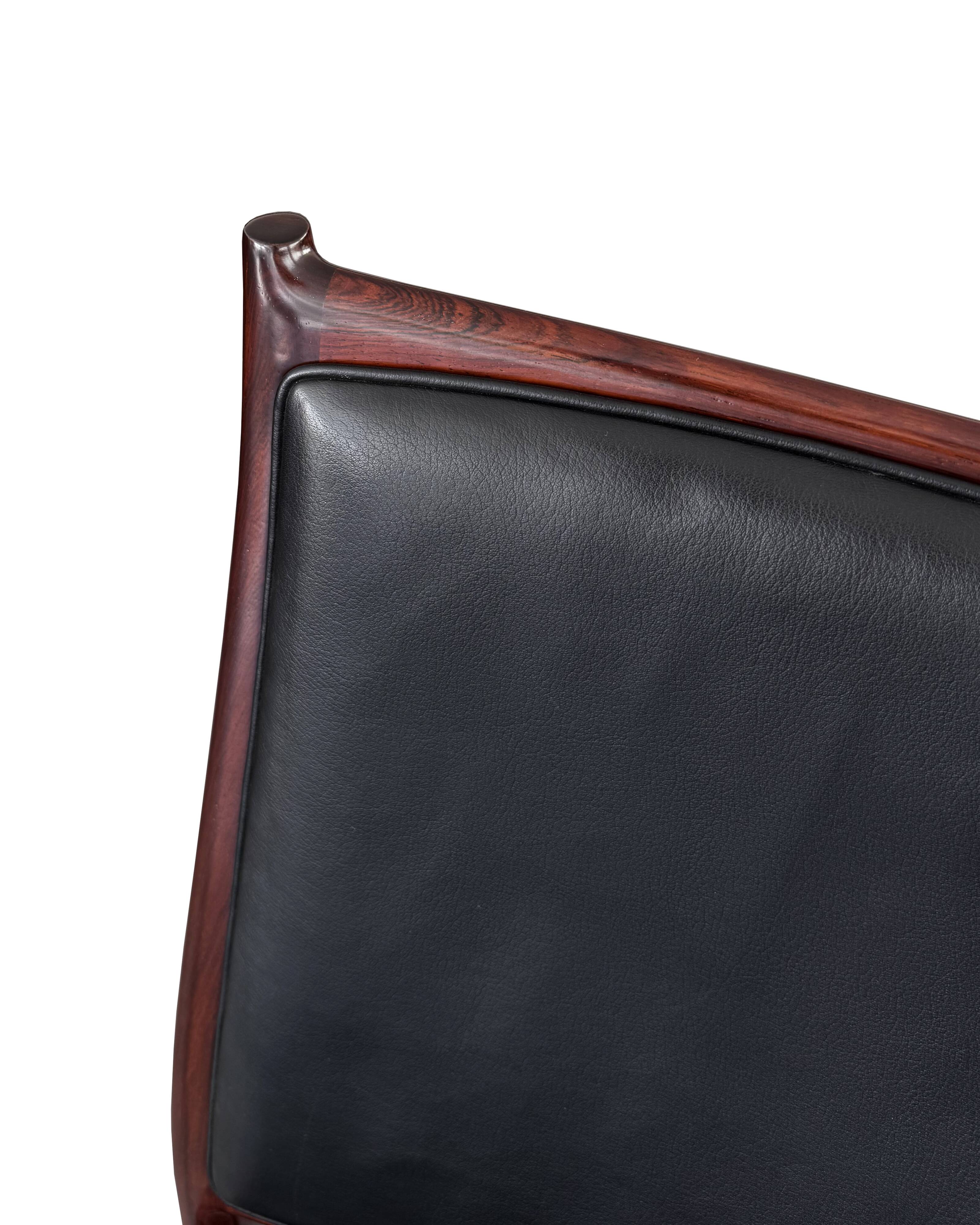 Torbjørn Afdal model "darby" rosewood dinning chairs