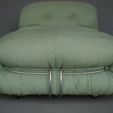 Fauteuil lounge et ottoman Soriana par Afra & Tobia Scarpa pour Cassina,