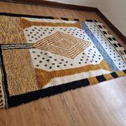 Handwoven Moroccan blessed rug (mrirt), size 150 x 250 cm