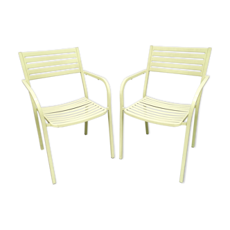 Pair of OMU garden chairs